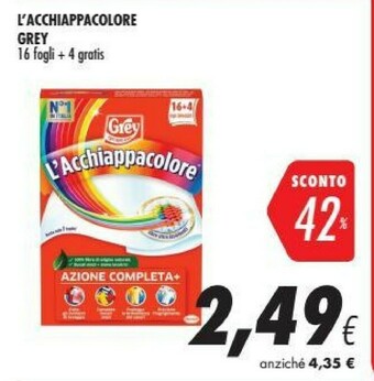Coop Grey L'acchiappacolore offerta