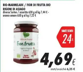 Coop Rigoni Di Asiago Rigoni di Asiago - Fior di Frutta Frutti di Bosco Bio 630 g(ml) offerta