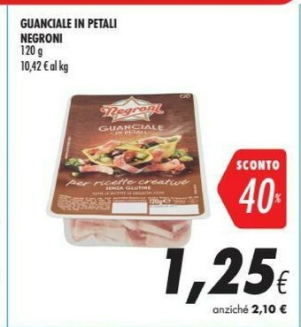 Coop Negroni Guanciale In Petali 120 G(ml) offerta