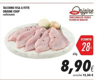 Coop Tacchino Fesa A Fette offerta
