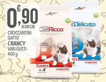 Crancy Croccantini Gatto Vari Gusti 400 g