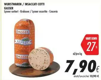Gasser Insaccati Cotti Lyoner Sortiert