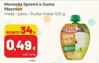 Coop Plasmon Succhi di frutta offerta