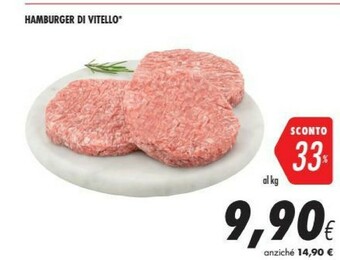 Coop Hamburger Di Vitello offerta