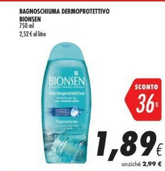 Coop Bagnoschiuma offerta