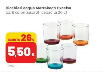 Coop Marrakech Bicchieri offerta