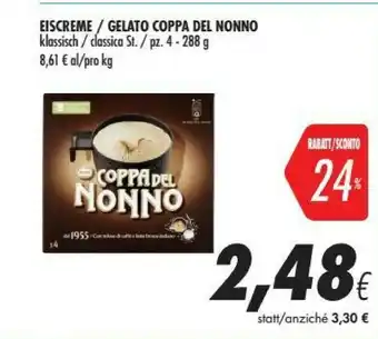 Coop Nestlè Coppa del Nonno Gelato offerta