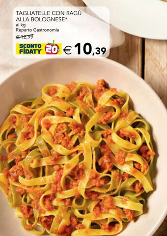 Esselunga Tagliatelle Con Ragù Alla Bolognese offerta