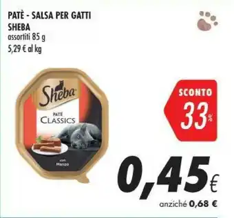 Coop Sheba Salsa Per Gatti offerta