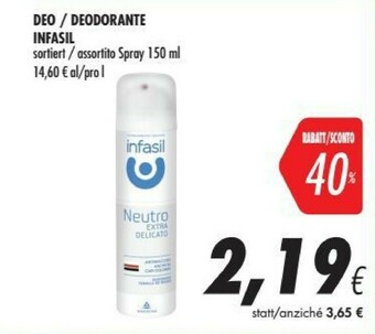 Infasil Infasil Deodorante Sortiert