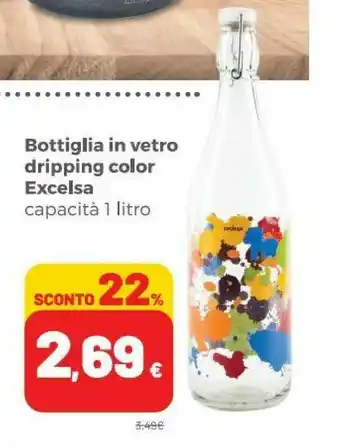 Coop Excelsa Bottiglie vetro offerta