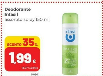 Coop Infasil Deodorante offerta