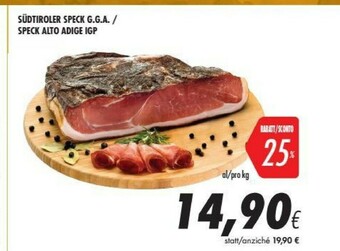 Coop Speck Alto Adige Igp offerta