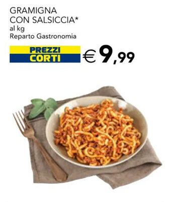 Esselunga Gramigna Con Salsiccia offerta