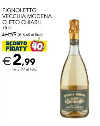Pignoletto Vecchia Modena Cleto Chiarli 75 cl