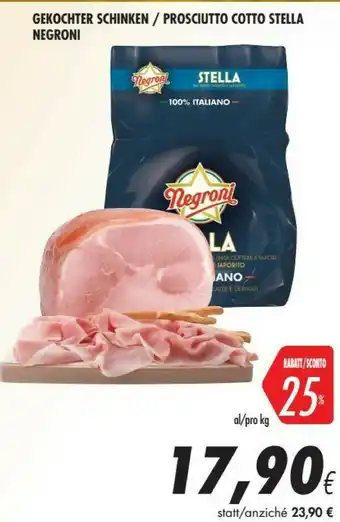 Coop Negroni Negroni Prosciutto Cotto Stella offerta