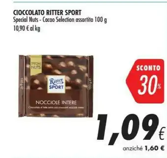 Coop Ritter sport Ritter Sport - Cioccolato Bianco con Nocciole Intere 100 g(ml) offerta