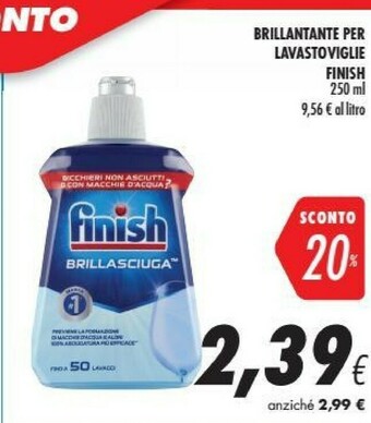 Coop Finish Detersivo lavastoviglie offerta