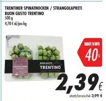 Coop Buon gusto trentino Trentiner Spinatnocken offerta