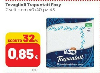 Coop Foxy Tovaglioli offerta