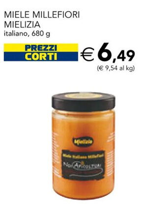 Esselunga Miele Millefiori Mielizia italiano 680 g offerta