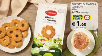 Esselunga Cabrioni Biscotti di Marola 650 g offerta