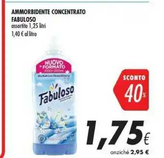 Coop Fabuloso Fabuloso Ammorbidente Concentrato offerta