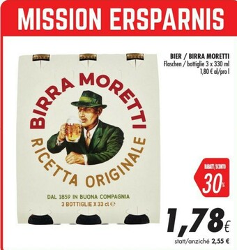 Coop Moretti Birra offerta