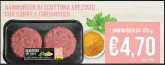 Tigros Tigros Hamburger Di Scottona Speziato Con Curry E Coriandolo offerta