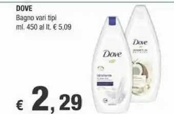 Crai Dove Idratante Bagnoshciuma 450 Ml offerta