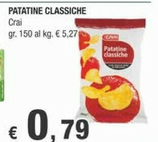 Crai Crai - Patatine Classiche offerta