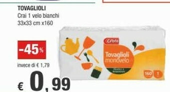 Crai Crai - Tovaglioli Monovelo offerta