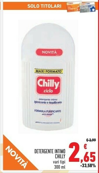 Conad Chilly Detergente intimo offerta