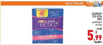 Conad Lines Assorbenti lines offerta