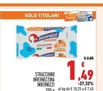 Conad Invernizzi Stracchino offerta