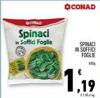 Conad Superstore Spinaci offerta