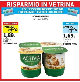 Coop Activia Activia offerta