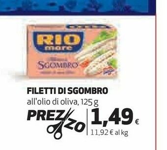 Coop Filetti di sgombro offerta