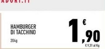 Conad Superstore Hamburger offerta