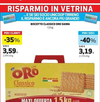 Coop Saiwa Oro offerta