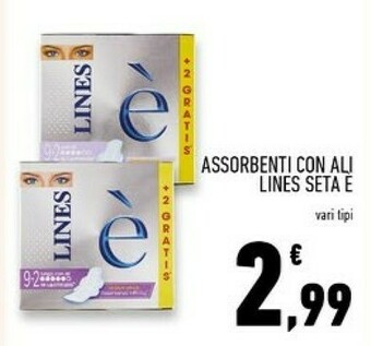 Conad Superstore Lines Assorbenti lines offerta