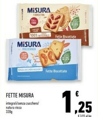 Conad Superstore Misura Fette biscottate offerta