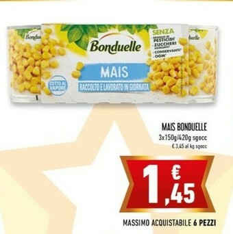 Conad Superstore Bonduelle Mais offerta