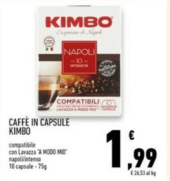 Conad Superstore Kimbo Cialde caffè offerta