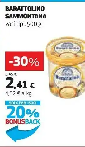 Coop Sammontana Barattolino Caramello offerta