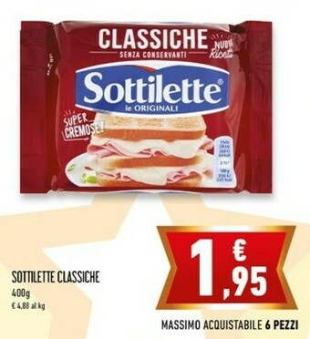 Conad Superstore Sottilette offerta