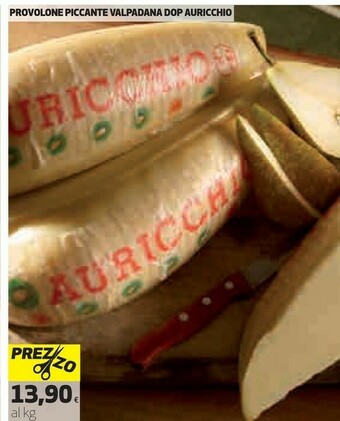 Coop Auricchio Provolone Piccante Valpadana Dop offerta