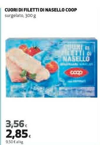 Coop Coop - Cuori Di Filetti Di Nasello 300 G(ml) offerta