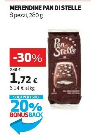 Coop Pan Di Stelle Merendine offerta