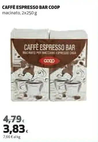Coop Coop - Caffè Espresso Bar 500 G(ml) offerta